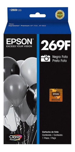 Cartucho Epson 269 Negro Foto Xp702 T269120