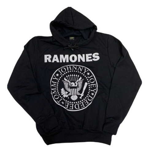 Moletom Ramones Blusa De Frio Punk Rock Logo Adulto Hcd437