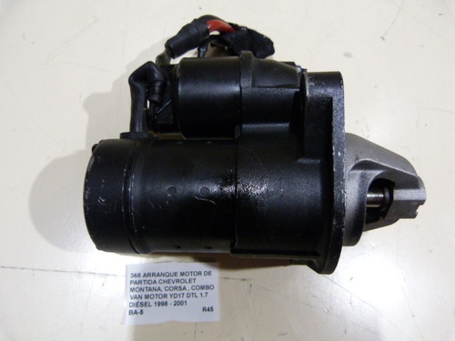 Arranque Motor De Partida Chevrolet Montana 1998-2001 (Usado)