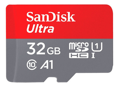 Cartão de memória SanDisk SDSQUNC-032G-GN6MA  Ultra com adaptador SD 32GB