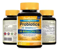 Comprar Probioticos 50 Billones Cfu, 20 Cepas, 60 Capsulas