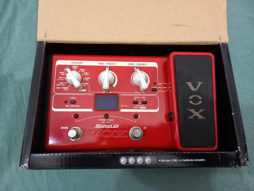 Pedalera Vox Stomplab Iib Bajo