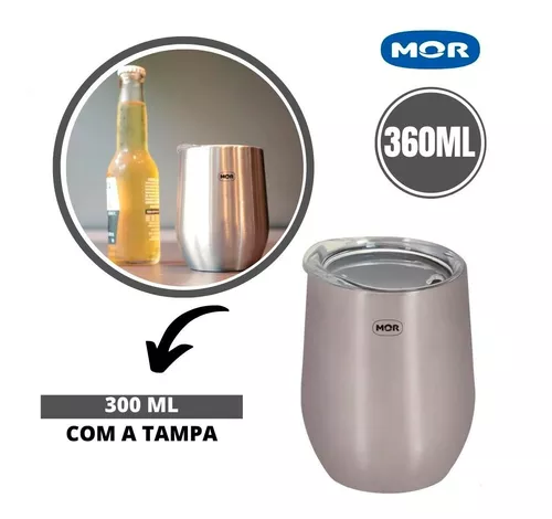 Copo Térmico Inox 360 ml - Mor