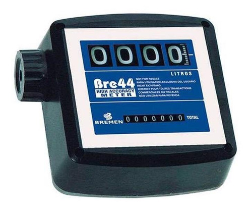 Medidor Mecânico 4 Dígitos 20-120l/min-sem Filtro 7811/bre44