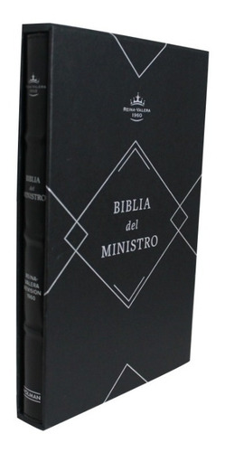 Biblia Del Ministro Piel Negro Ultrafina Reina Valera 1960