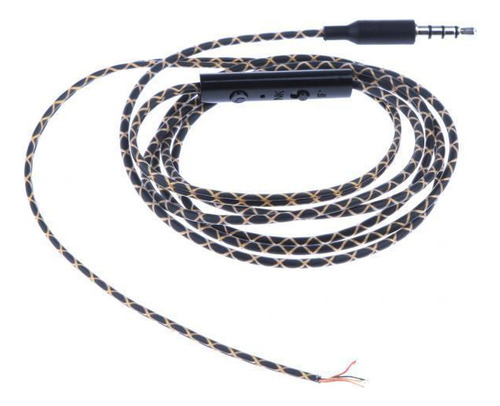 2x Auricular De 3.5mm Alambre De Sonido Auricular De