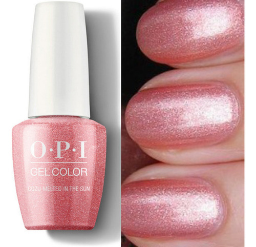 Opi Gel Color M27 Cozu- Meltd In The Sun 15ml Color Coral claro