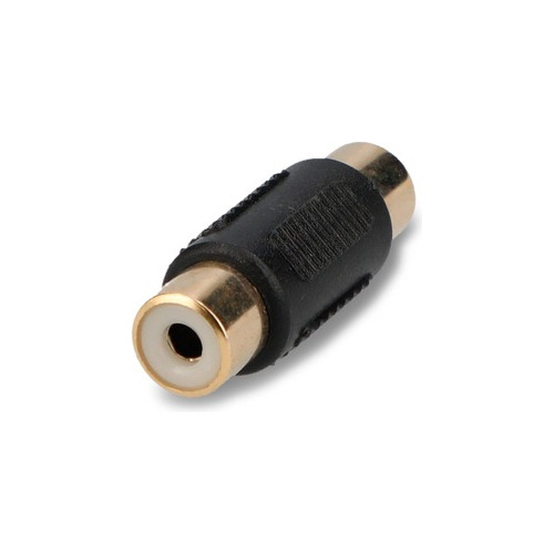 Adaptador De Audio Rca A Rca Negro Radioshack