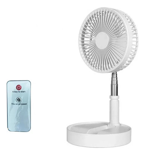 Ventilador Telescópico Plegable Recargable De 7200 Mah