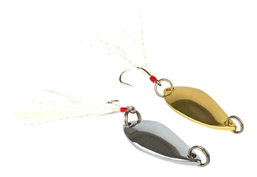 Cucharas Ondulantes Pesca Cucharillas Spinner Sabaleta  X 2