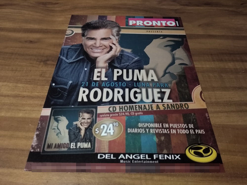 (pd844) Publicidad Jose Luis Rodriguez Luna Park * 2009