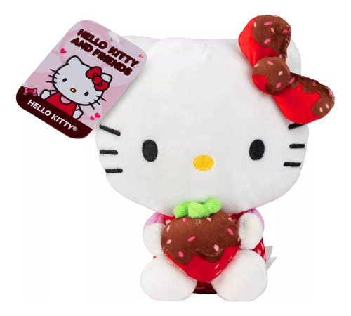 Pelucia Hello Kitty Morango C/ Chocolate 20cm Sunny 3874