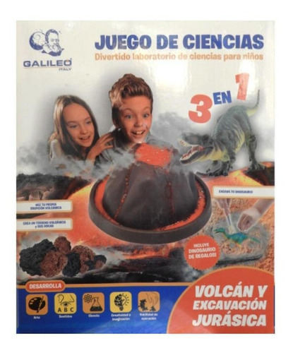 Imagen 1 de 6 de Volcán Y Excavación Jurásica Celex