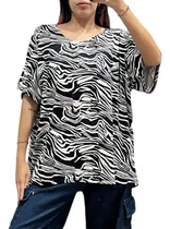 Comprar Remeras Manga Corta Viscosa Estampadas Talles  Especiales