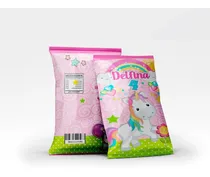 Comprar  Bolsas Para Sorpresitas Chips Bags Unicornio 25 Unid- K
