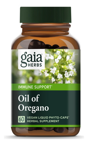 Suplementos Gaia Herbs, Óleo De Orégano, Fito-cápsulas Líqui