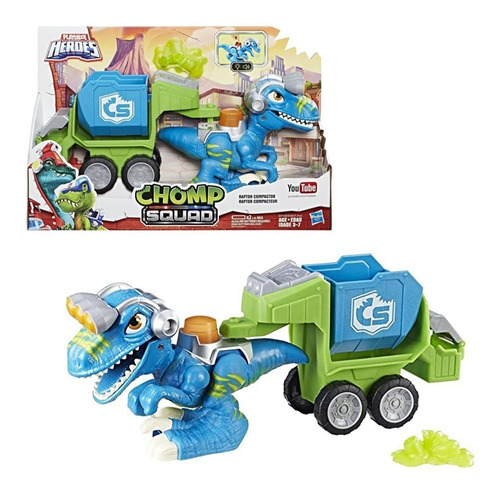 Playskool Heroes Chomp Squad Raptor Compactor Hasbro