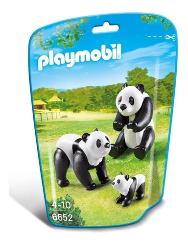 Oso Panda Con Familia Playmobil