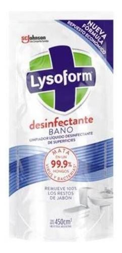 Lysoform Desinfectante Baño Doypack 450ml