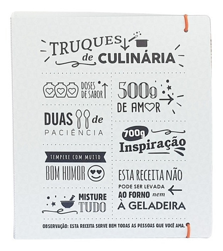 Álbum Receitas Truques De Culinária 50 Fotos 15x21 Ical