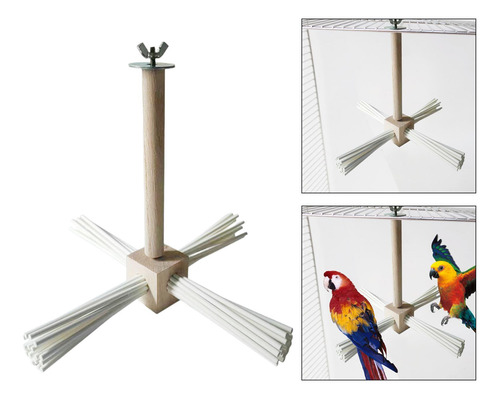 Parrot Perch Standing Bird Toy Bird Training Perch Stand