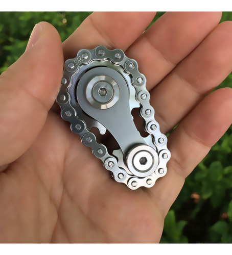 Nueva Cadena Fidget Ner Gear Metal Toys Spetschains Edc Spet