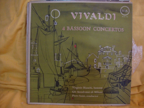 Vinilo Virginio Bianchi Piero Santi Vivaldi 4 Basson Cl1