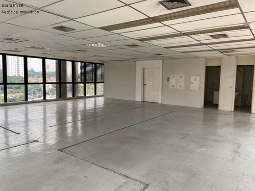 Imagem 5 de 12 de Conjunto Comrcial Em Vão Livre Forro Em Placas Cabeamento Via Canaleta Ar Condicionado Central 2 Banheiros 1 Copa 2 Salas Por Andar 2 Modernos Elevadores 3 Vagas De Garagem No Sub - Cc00082 - 690210