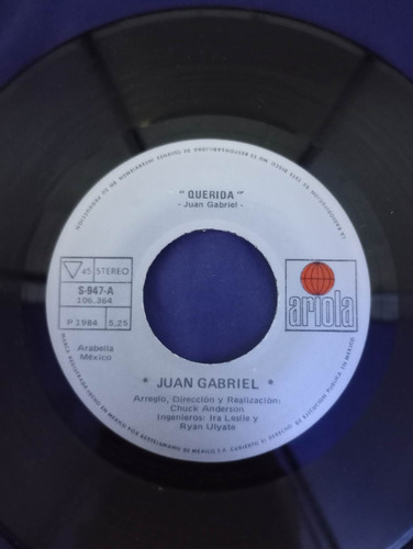 Juan Gabriel - Querida El Noa Noa Ii Disco Vinilo 7 Ep