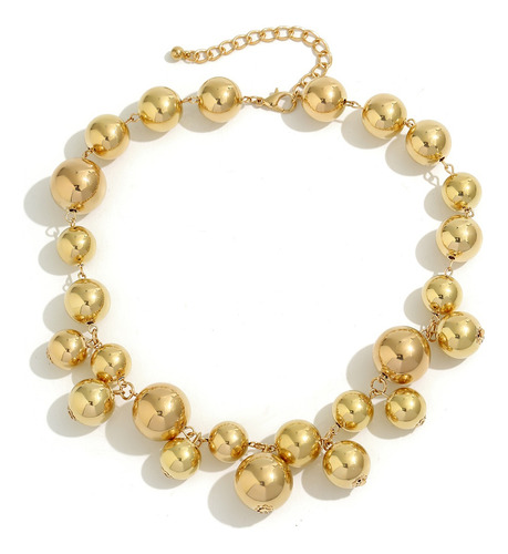 Collar De Cadena Vintage Con Perlas De Imitación Para Mujer