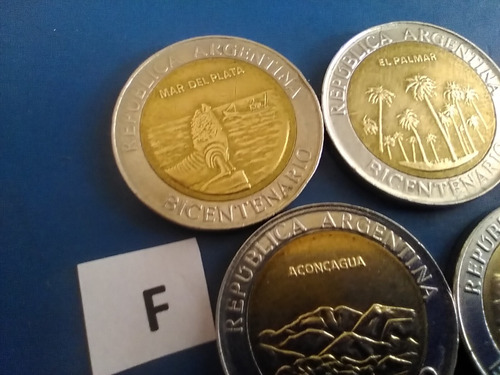 Monedas Colección Del Bicentenario Argentina De 1 Peso 2010 (Usado)