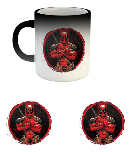 Taza Mágica Deadpool Comics |de Hoy No Pasa| 1