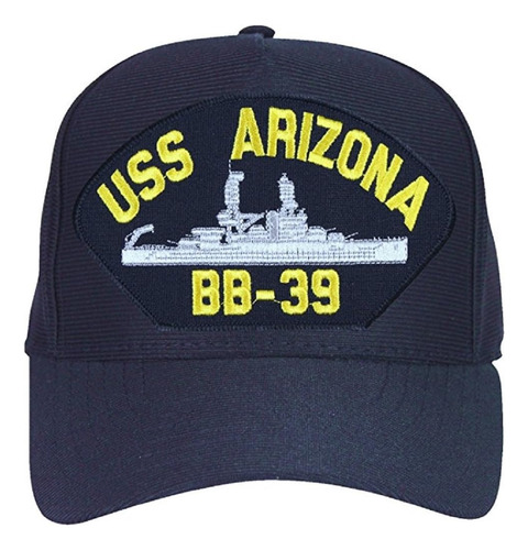 Uss Arizona Bb-39 Sombrero Usn Ship Gorra De Béisbol