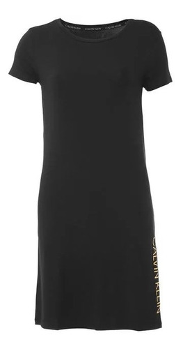 Imagem 2 de 3 de Vestido Camisetão Curto Calvin Klein Original Don125 Manga C