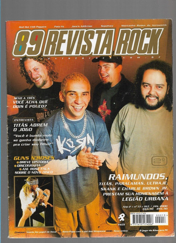 Raimundos 89 Fm Revista Rock N 13 