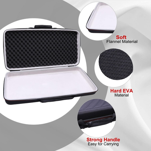 Case De Controlador Ltgem Para Alesis V25 Mkii Usb Midi De