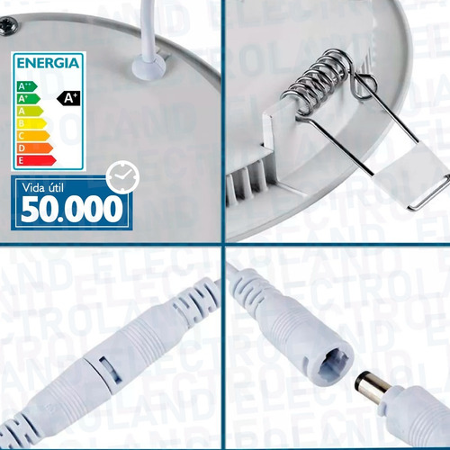 Imagen 5 de 10 de Panel Plafon Led Spot Cuadrado 24w Embutir Iluminacion Led