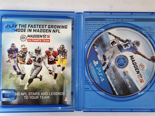 Madden Nfl 16 - Física Para Ps4 (Usado)