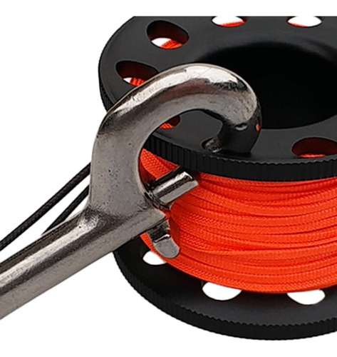 Carrete De Buceo Compacto Negro