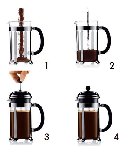 Cafetera Brazil Negra 3 Pocillos – hausup.