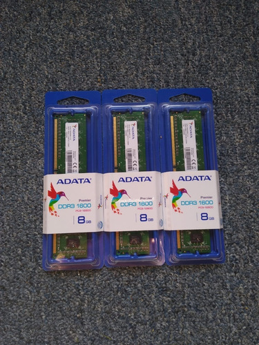 Memoria Adata 8gb Ddr3 1600 Pc3-12800