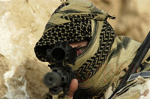 Imagen 8 de 8 de Bufanda Arabe Shemagh Palestina Tan Militar Algodón Gratis