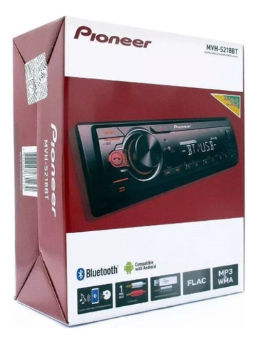Som Automotivo Pioneer Mvh S218bt Usb Bluetooth 98551284