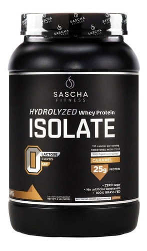 Proteína Sascha Fitness Isolate - Caramelo - Proteínas