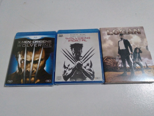 Imagem 1 de 2 de Blu Ray Wolverine Origens + Imortal + Logan