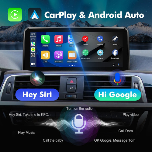 Estéreo Carplay Airplay Para Bmw X5 E70/x6 E71 Ccc Bt Gps