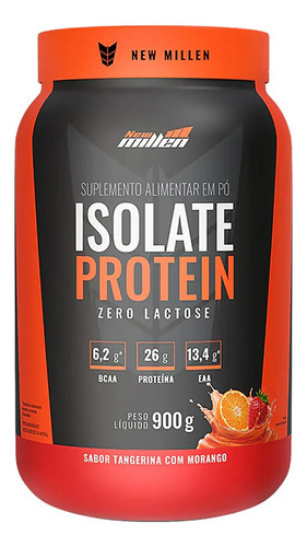 Isolate Protein 900g - New Millen Tangerina Com Morango