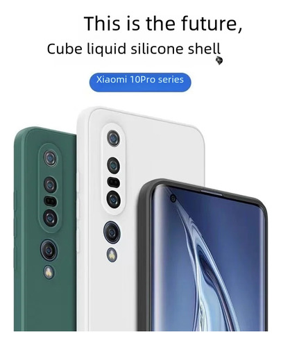 Funda De Teléfono De Silicona Líquida Xiaomi 12s, Color Azul Zafiro