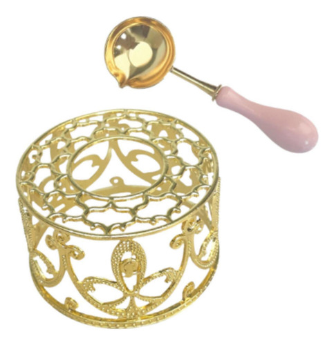 Kit De Sello De Cera Sello De Sello Metal Seal Comer Oro