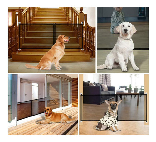 Valla Mascotas Ventana Balcón Red Puerta Seguridad Portátil